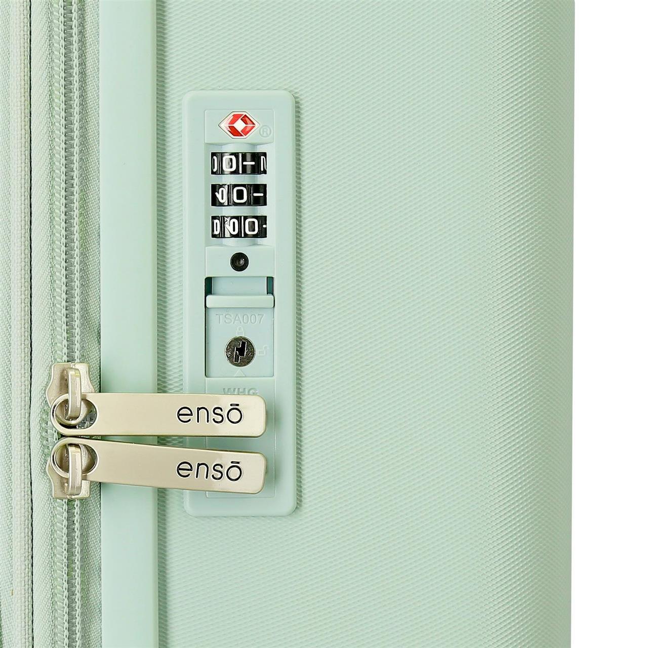 9649124 TROLLEY ABS 55CM. 4R. ENSO TROPICAL LOVE