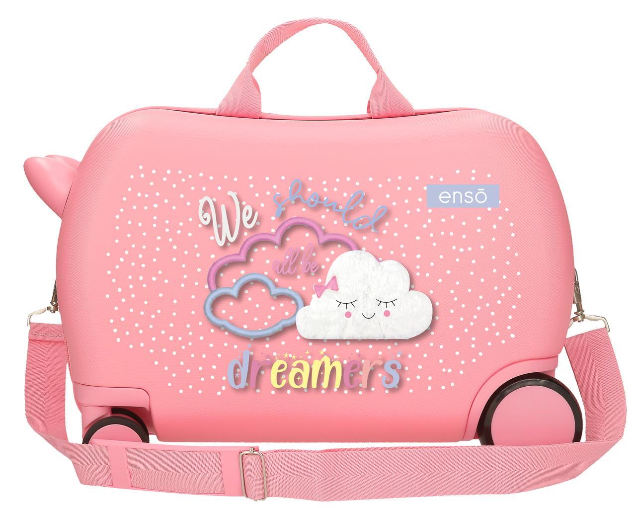 9691023 LOWER SUITCASEABS 4R.(2 MULTI.) 45CM. ENSO DREAMERS ROS