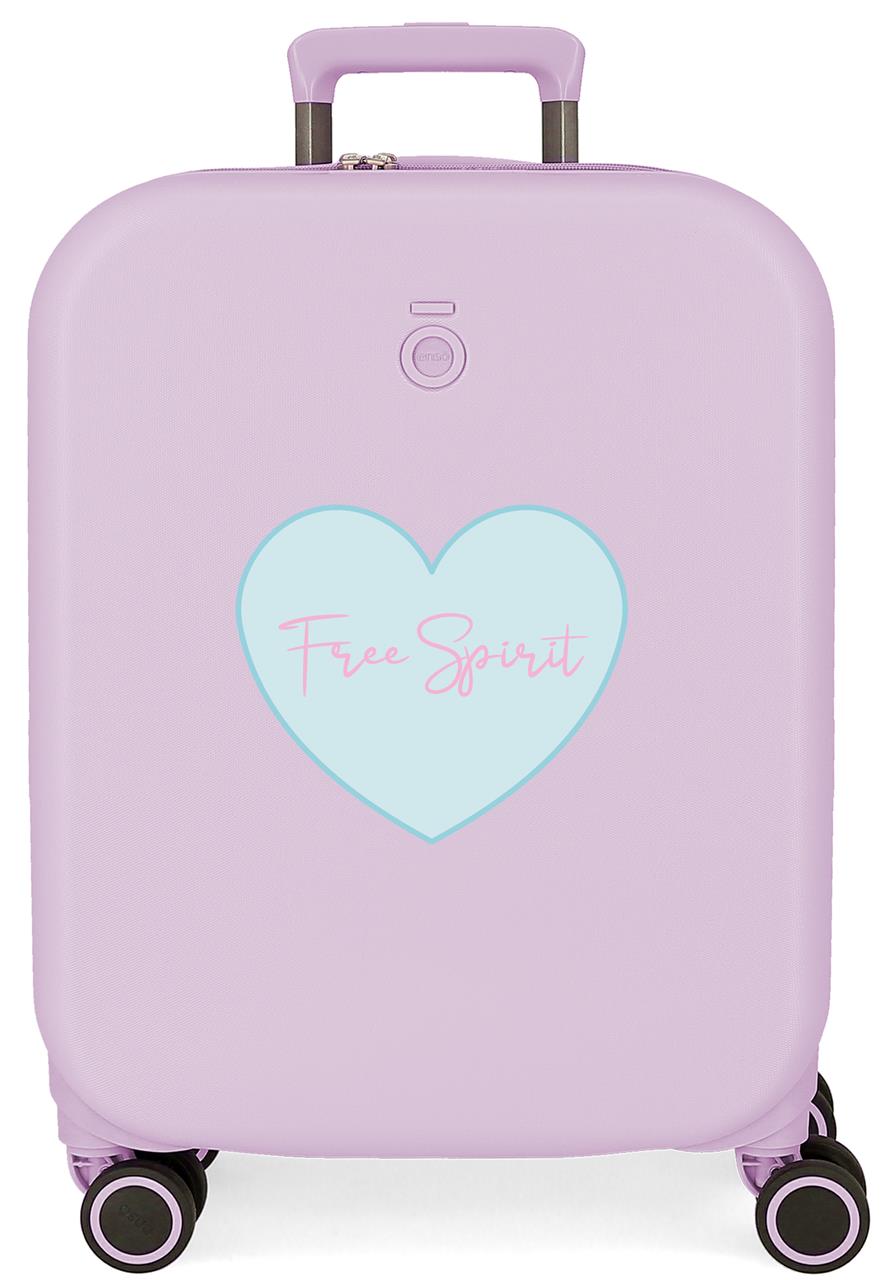 9839121 TROLLEY ABS 55CM. 4r. ENSO Free Spirit Lila