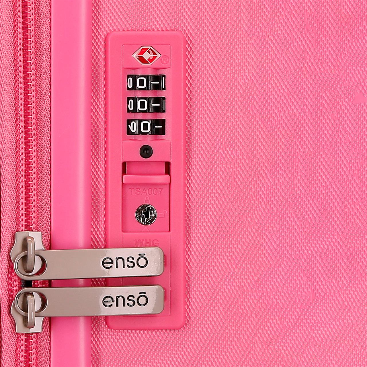 9989121 TROLLEY ABS 55CM.4R. ENSO DANS LE FUCHSIA SAUVAGE