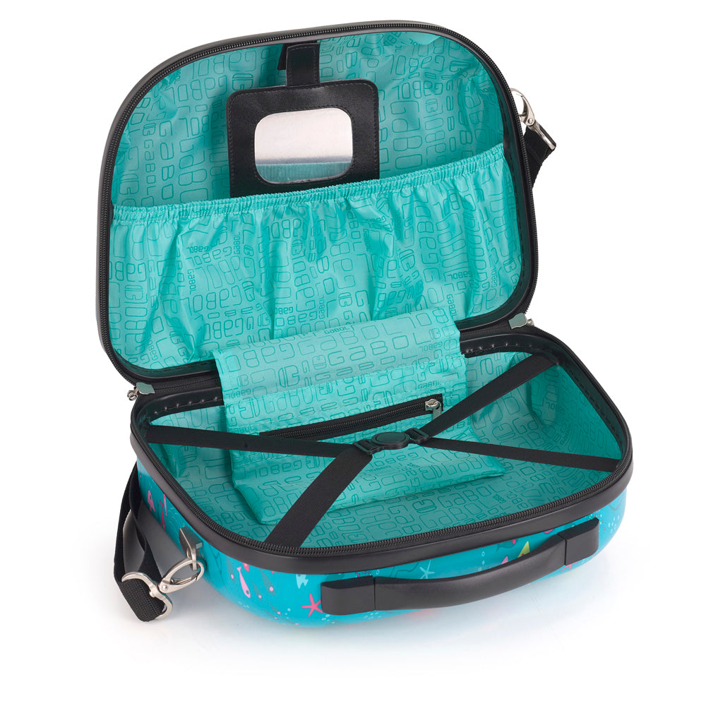 GABOL CABIN AND MEDIUM SUITCASE SET AND NECESER ACQUA