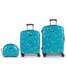 GABOL CABIN AND MEDIUM SUITCASE SET AND NECESER ACQUA