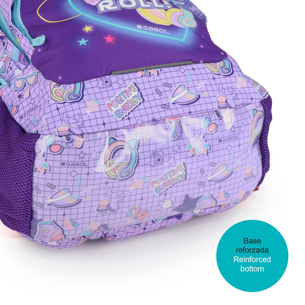 GABOL MOCHILA ESCOLAR CON 3 DEPARTAMENTOS FUNNY