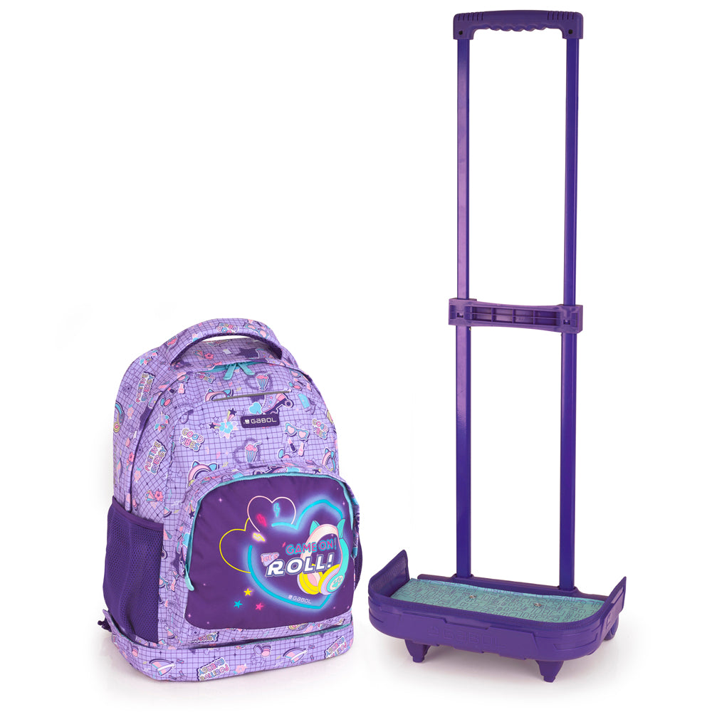 Sac à dos avec des roues amovibles drôles