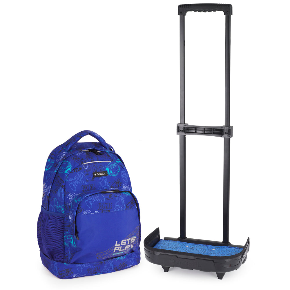 GABOL MOCHILA ESCOLAR CON RUEDAS DESMONTABLE GAMING