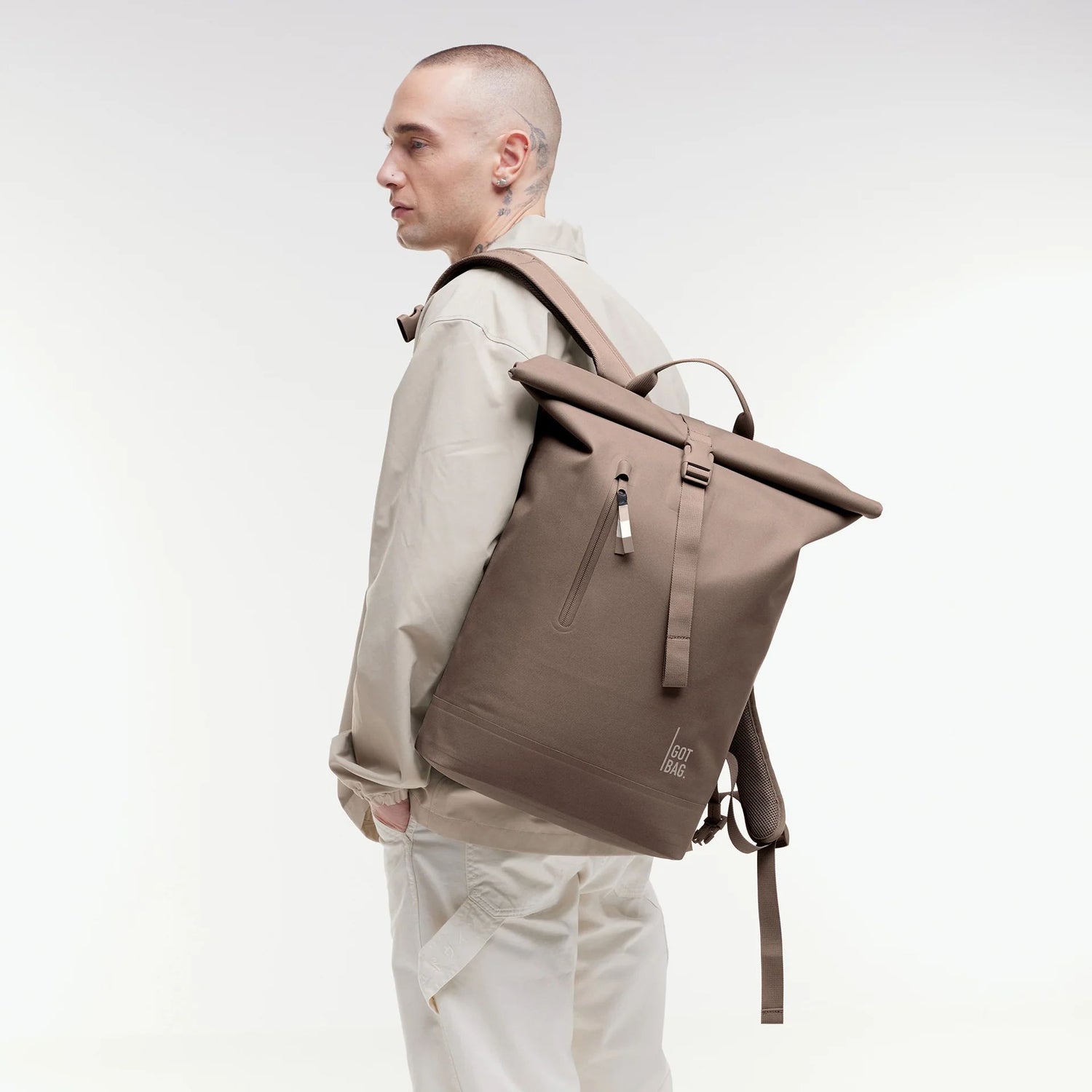 GOT BAG Backpack ROLLTOP Lite 2.0 monochrome