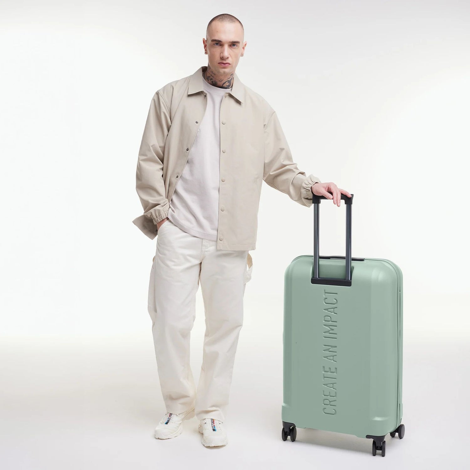 GOT BAG MALETA RE-SHELL CHECKED 78cm - MATERIAL RECICLADO