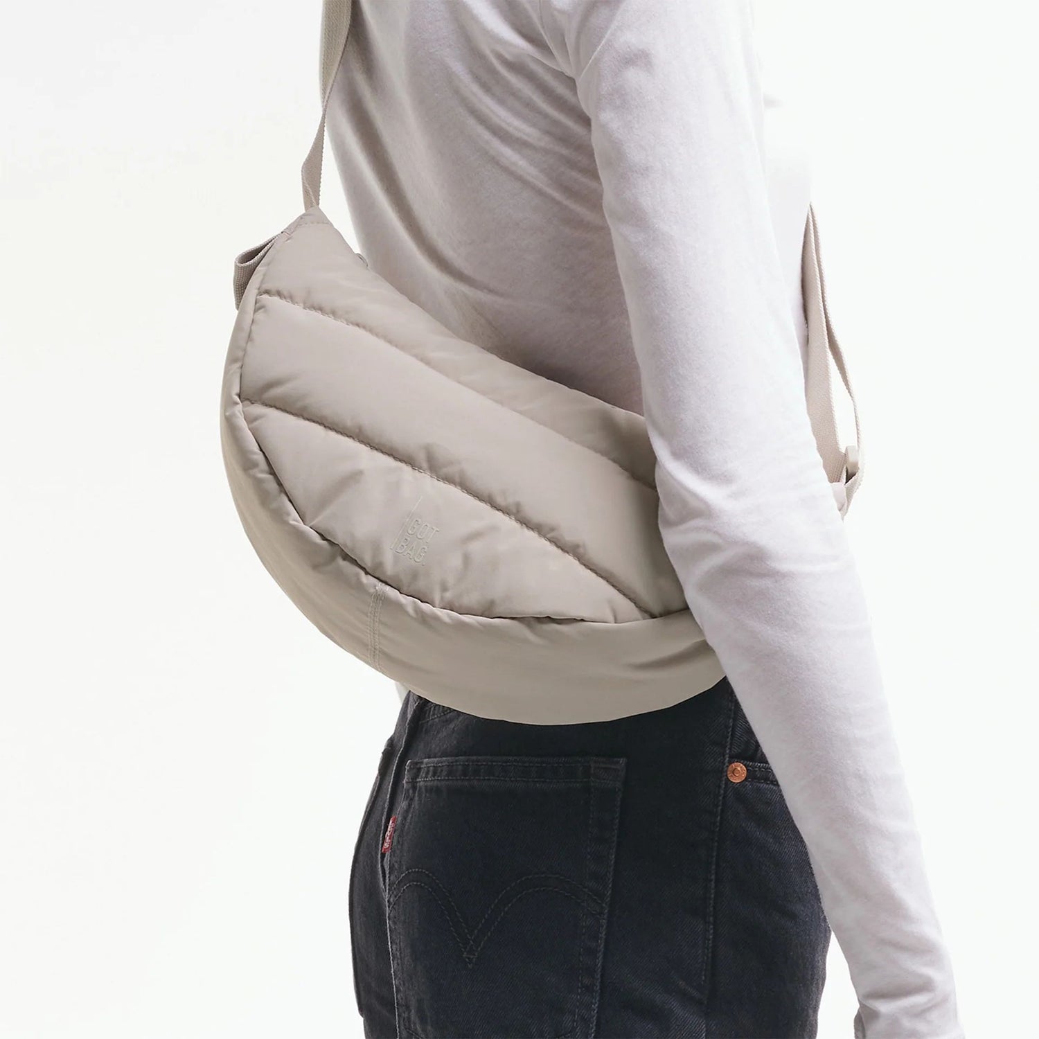 Ich habe Sack Puffer Mondtasche klein