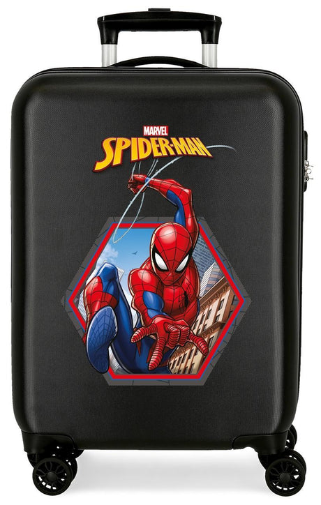 2411765 TROLLEY ABS 55CM.4R.SPIDERMAN GEO BLACK