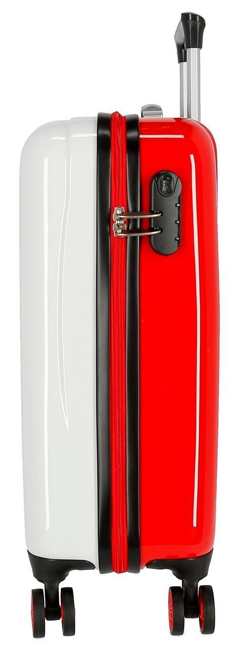 2448761 TROLLEY ABS 55CM.4R,THE LION KING RED