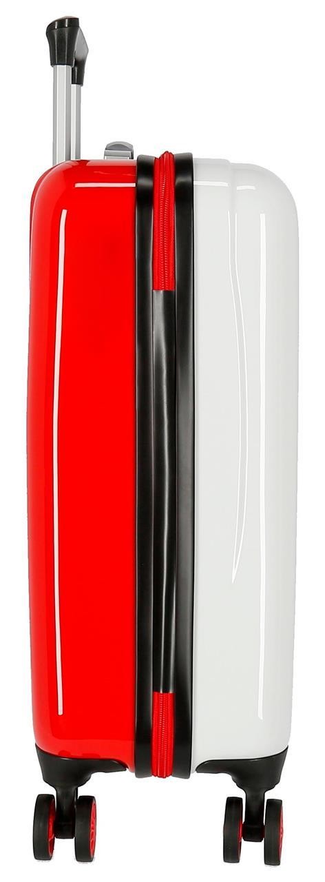 2448761 TROLLEY ABS 55CM.4R,THE LION KING RED