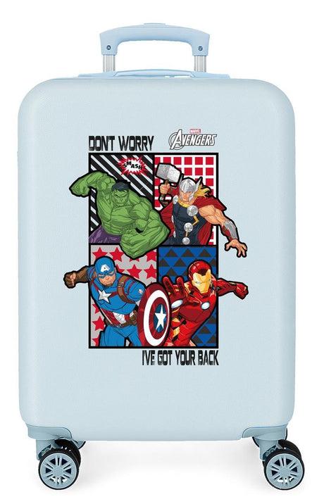 2471764 TROLLEY ABS 55CM. ALL AVENGERS BLUE