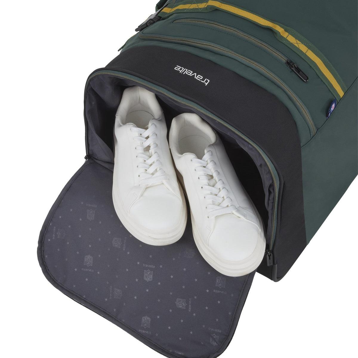 Travelite Nfl Bolsa Voyagez avec des roues 79Cm Green Bay Packers