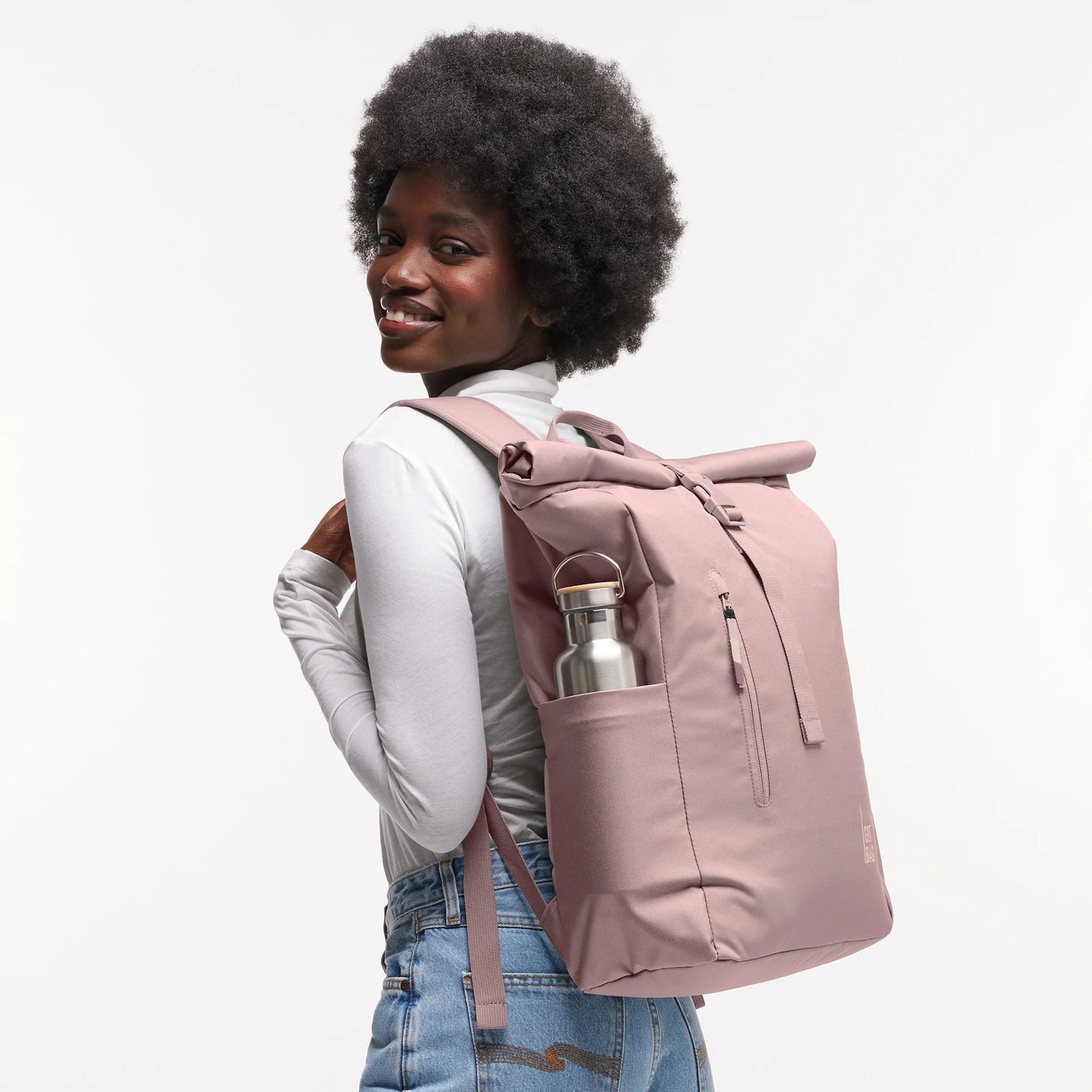 Ich habe Taschen -Rucksack ROLLTOP Einfach monochrom