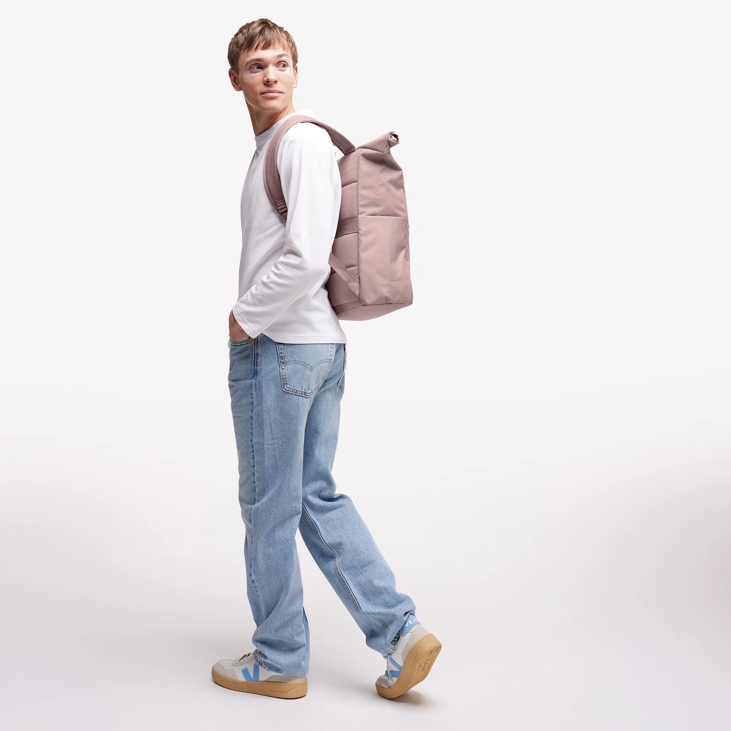 Ich habe Taschen -Rucksack ROLLTOP Einfach monochrom