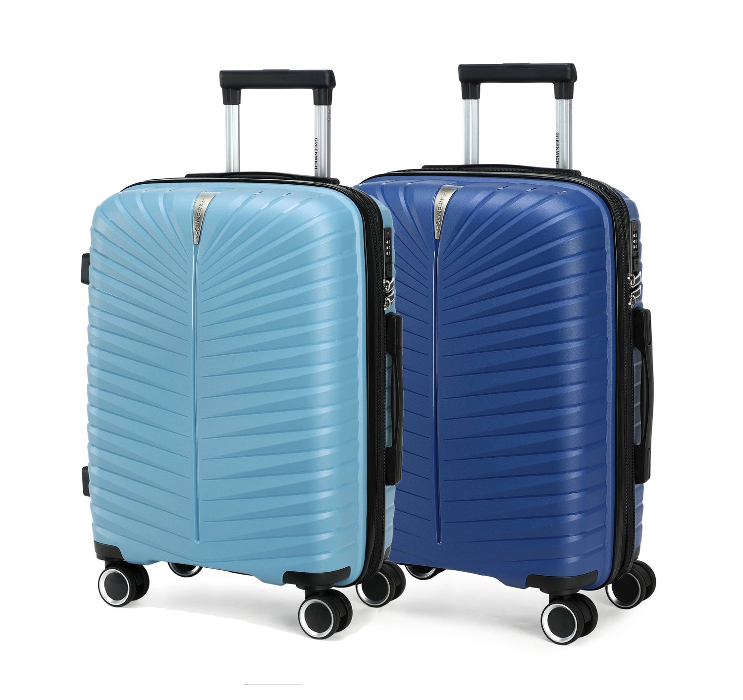GREENWICH Pack 2 Cabin suitcases 55cm expandable BALI