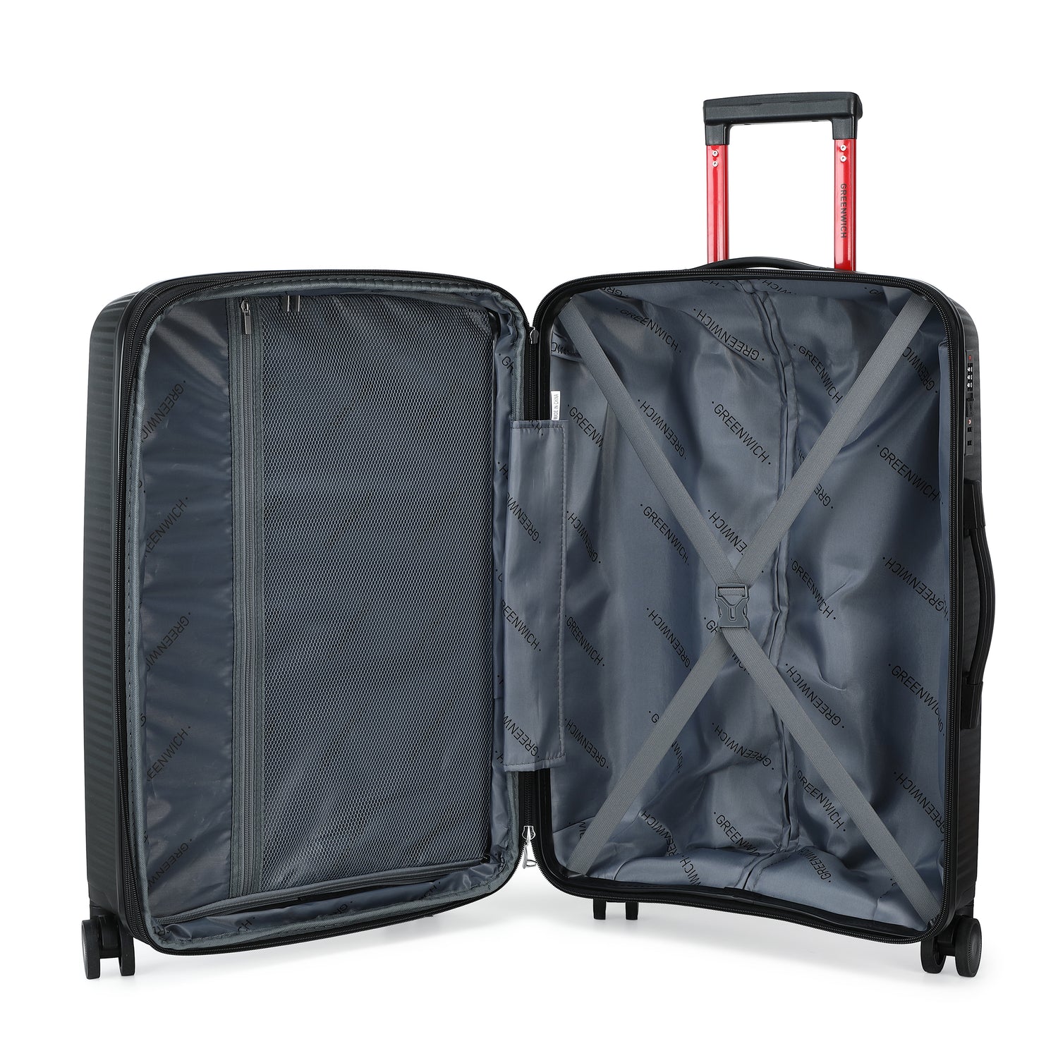 GREENWICH Großer Koffer mit EXTENSIBLE ARUBA 76CM