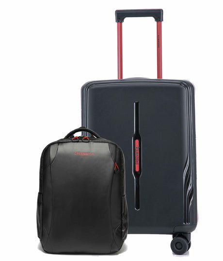 GREENWICH set Valigia da cabina BRISBANE + zaino VANCOUVER