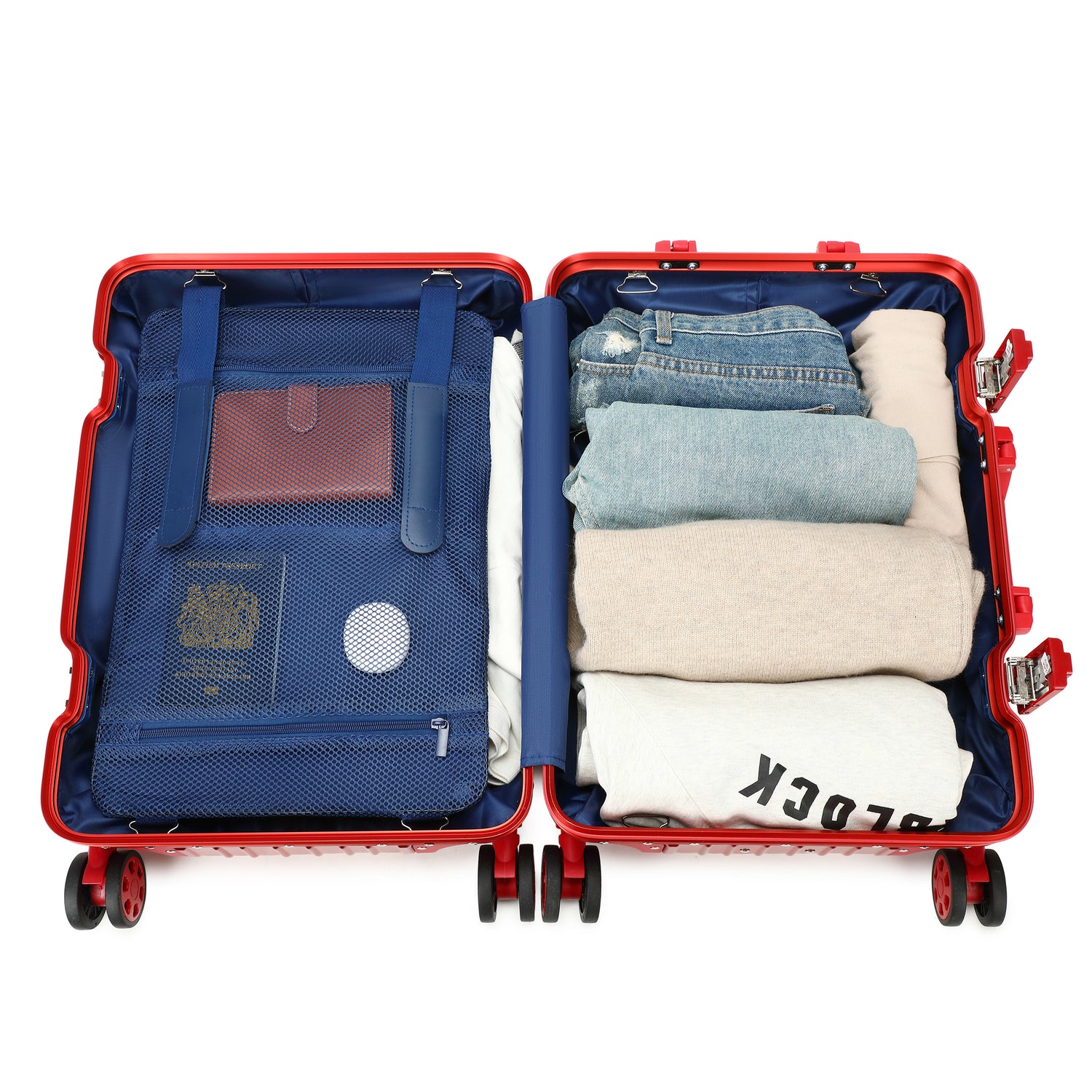 GREENWICH Maleta 100% ALUMINIO de cabina Paris 55CM