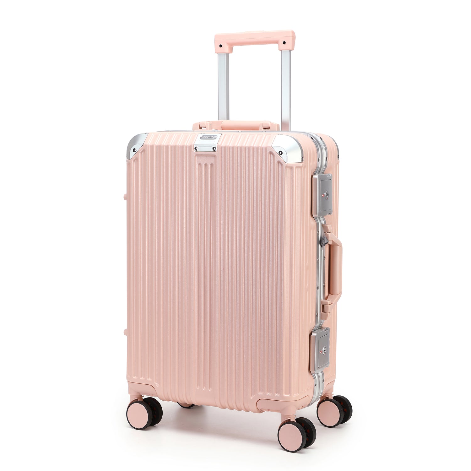 GREENWICH Set von ALUMINIUM-Koffer FRAME 55cm/69cm/78cm DOHA