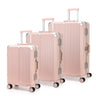 GREENWICH Set von ALUMINIUM-Koffer FRAME 55cm/69cm/78cm DOHA