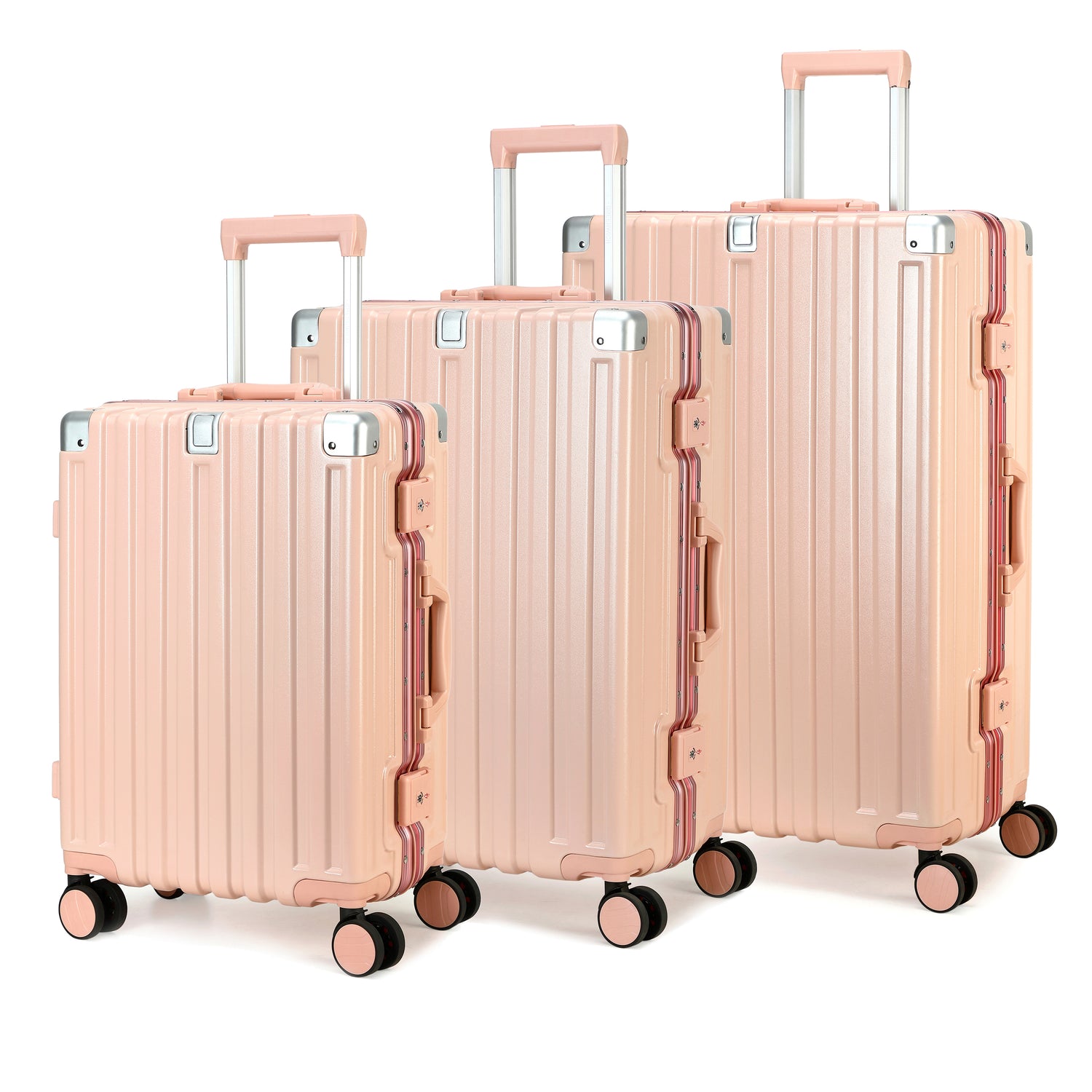 GREENWICH Set de Maletas ALUMINIO FRAME 55cm/69cm/78cm DOHA