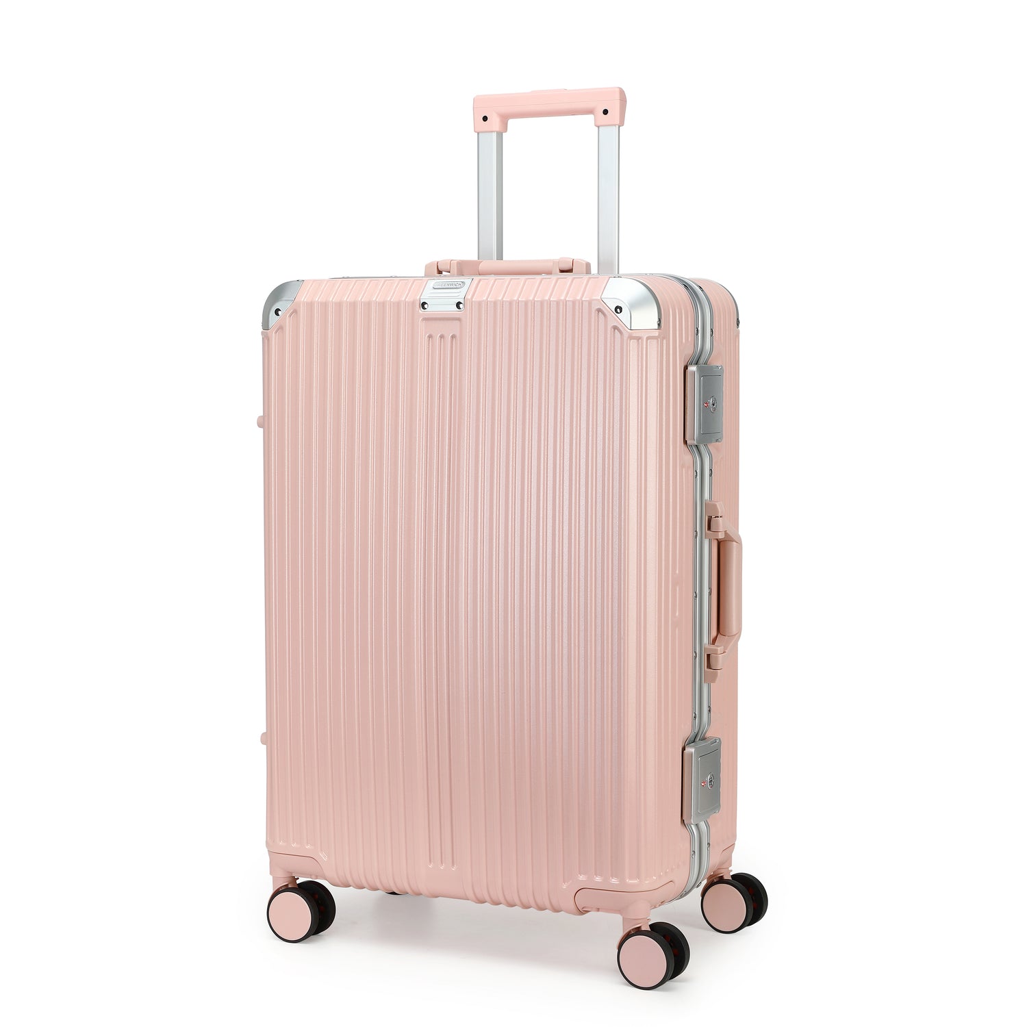 GREENWICH Set von ALUMINIUM-Koffer FRAME 55cm/69cm/78cm DOHA