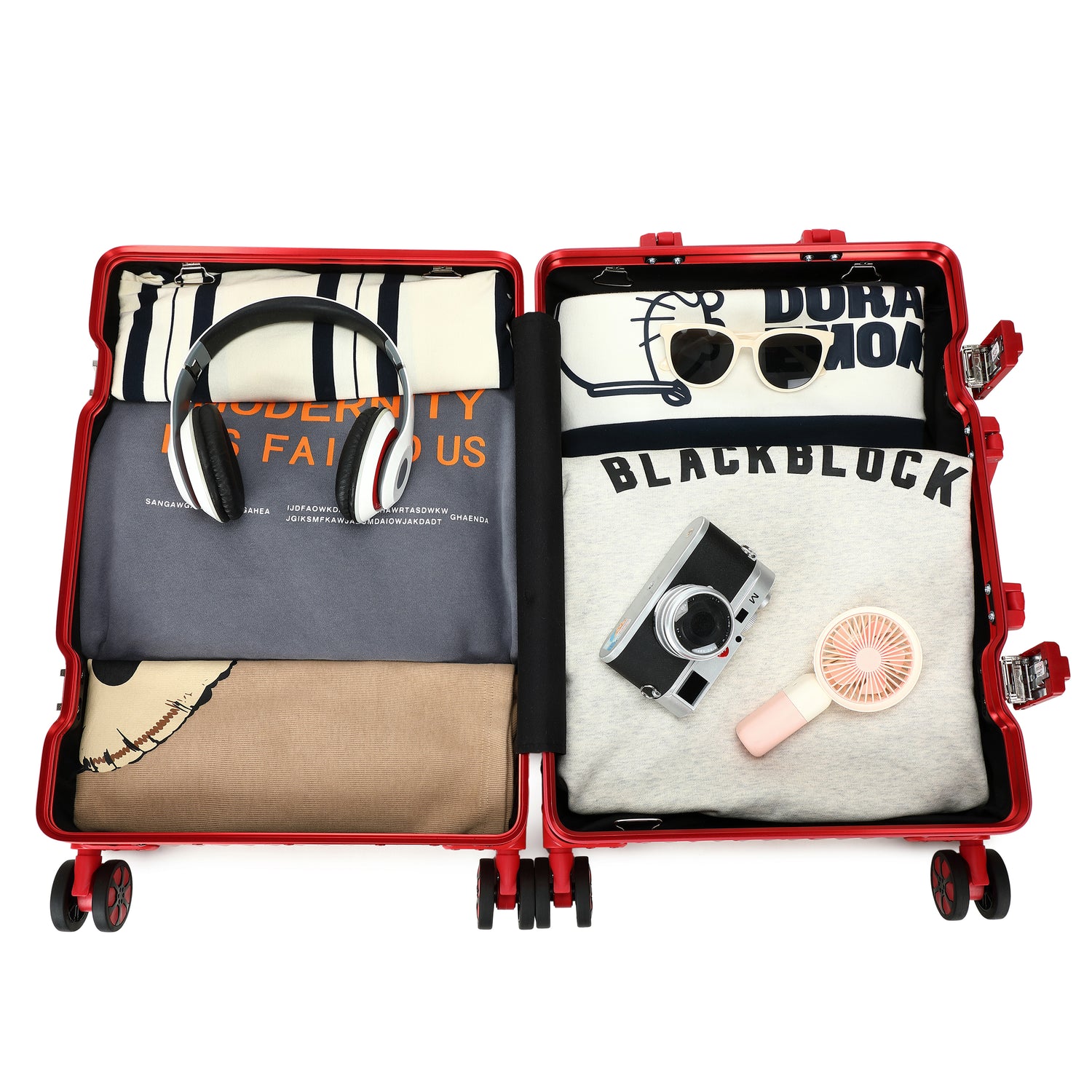 GREENWICH 100% aluminum suitcase Praga  Big 77CM