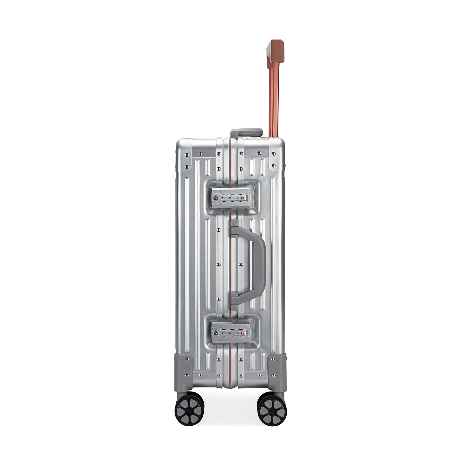 GREENWICH Maleta 100%  ALUMINIO Praga Mediana 66.5cm