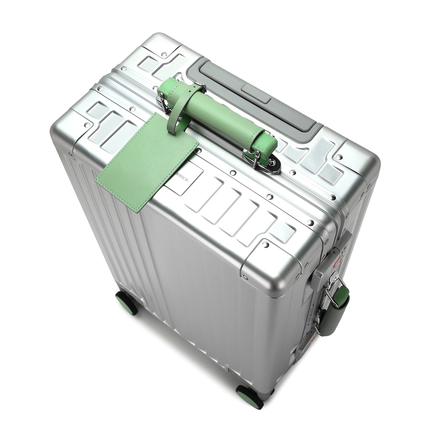 GREENWICH Maleta de cabina 100% Aluminio con ruedas desmontables NEW JERSEY