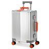 GREENWICH Valise cabine Aluminium avec poignée en cuir végétalien NEW JERSEY