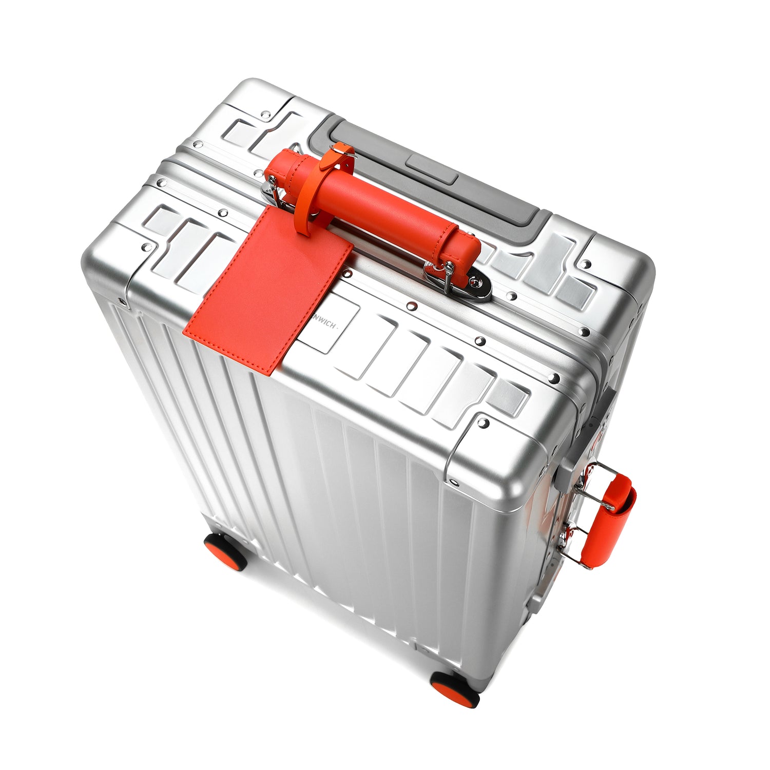 GREENWICH Maleta de cabina 100% Aluminio con ruedas desmontables NEW JERSEY
