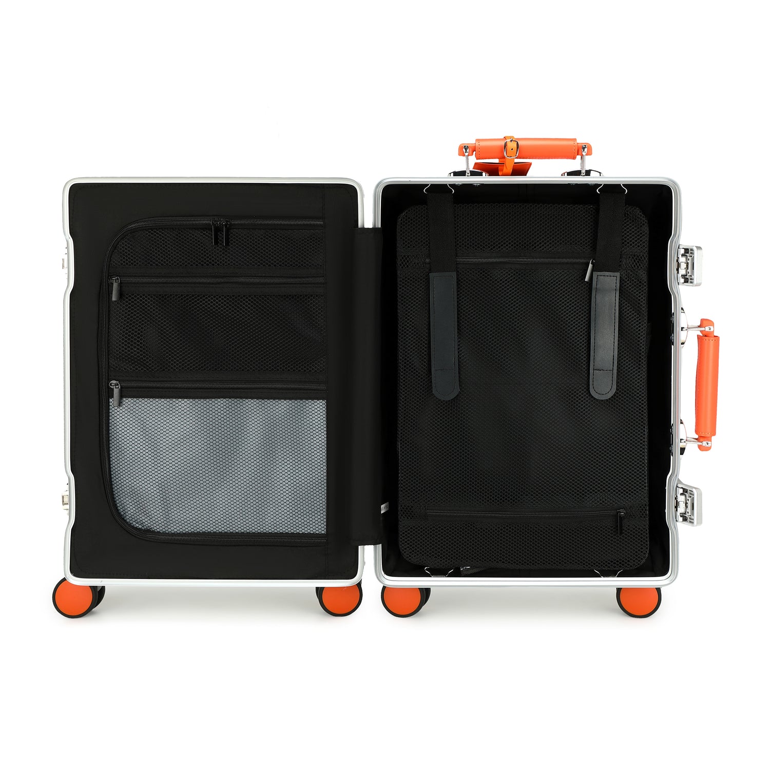 GREENWICH Maleta de cabina 100% Aluminio con ruedas desmontables NEW JERSEY