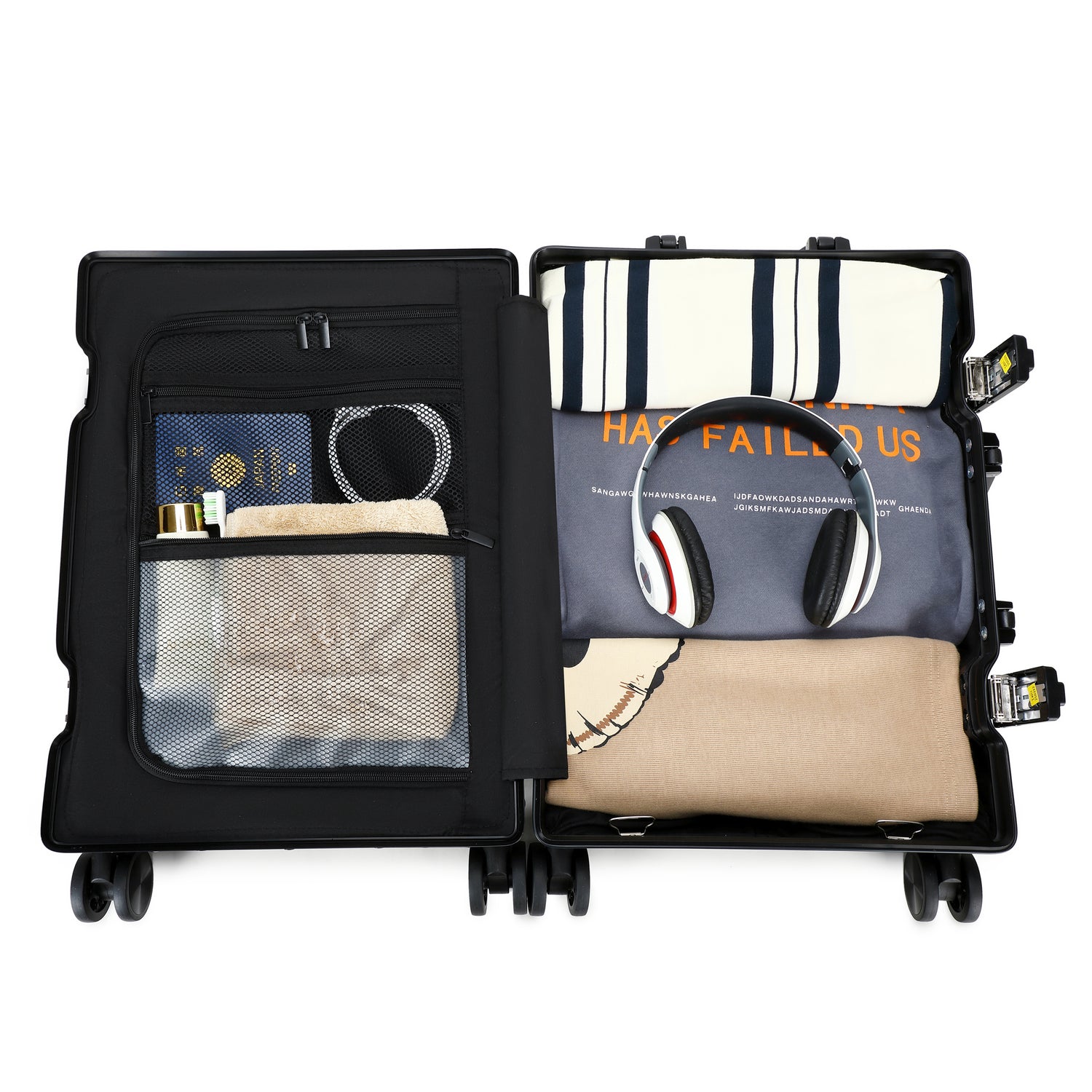 GREENWICH Maleta de cabina de Aluminio MIAMI 55cm