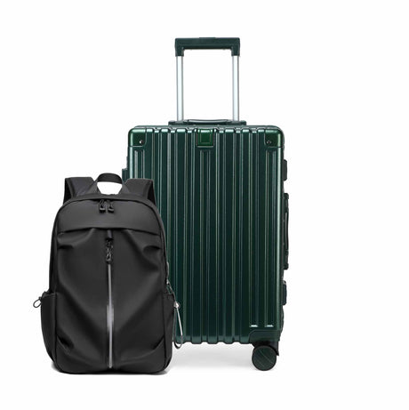 Pack maleta 58cm ALUMINIO FRAME AMSTERDAM+ mochila impermeable NEWARK de GREENWICH