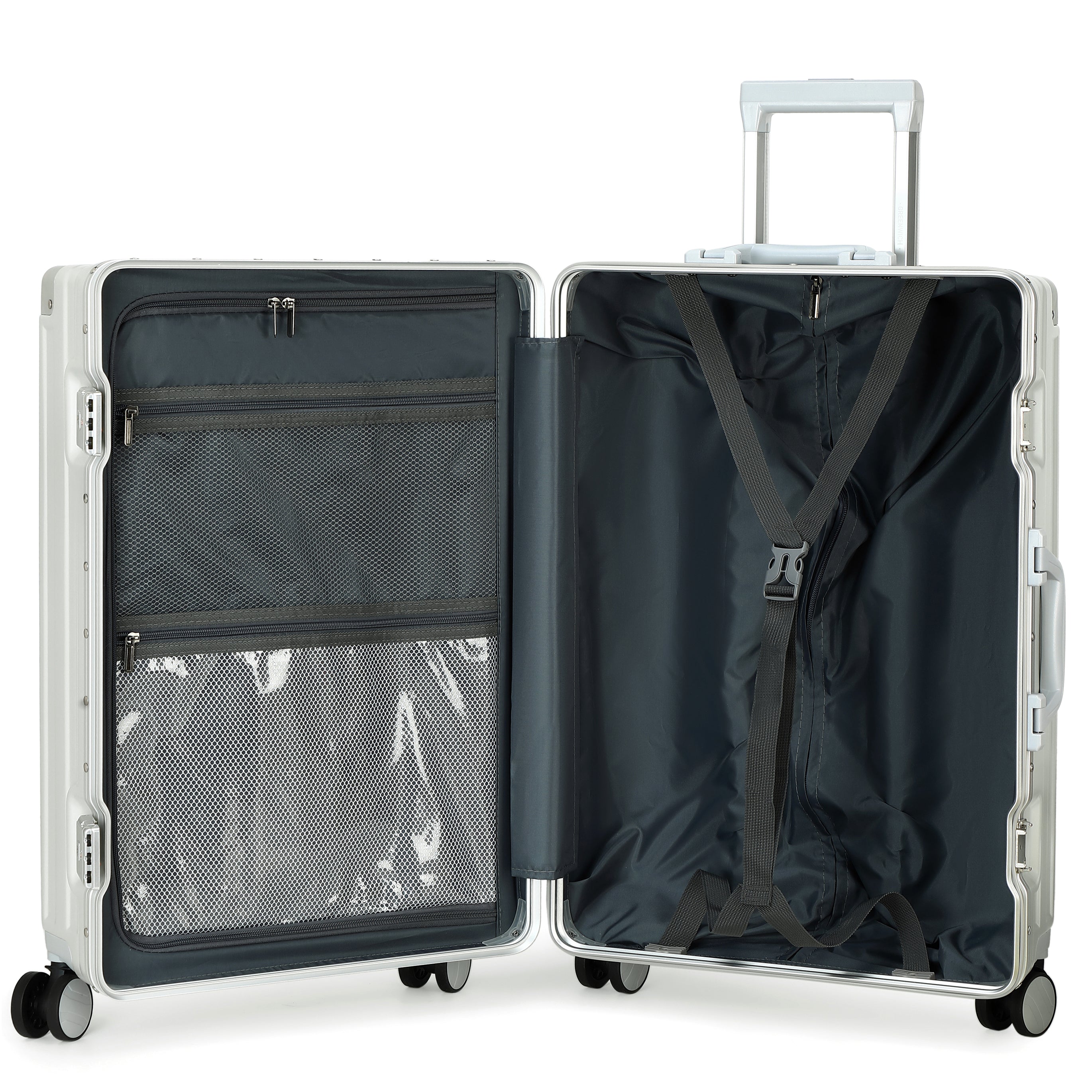 GREENWICH Maleta Mediana ALUMINIO FRAME AMSTERDAM 69cm – Maletas
