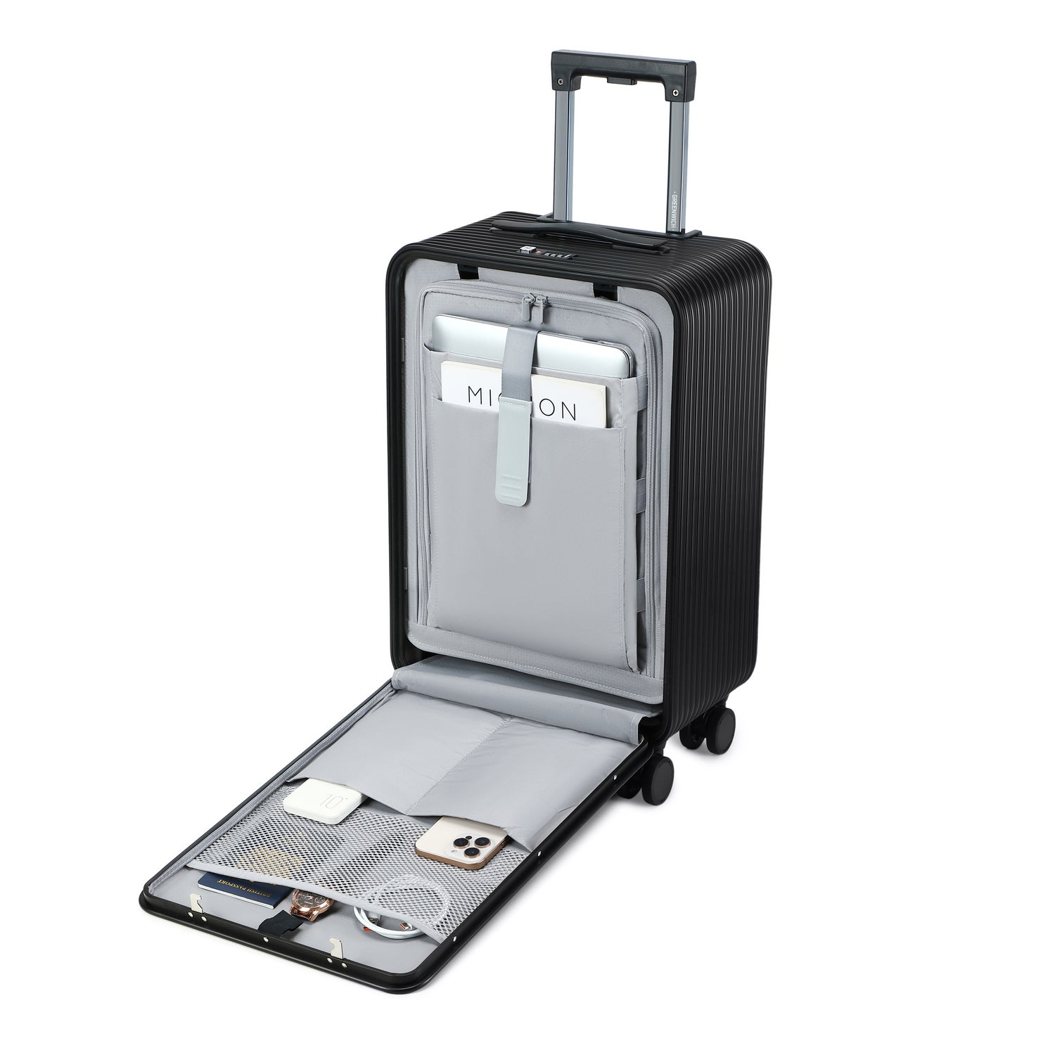 Walizka Easy Acces 100% aluminium TOKIO 57 cm