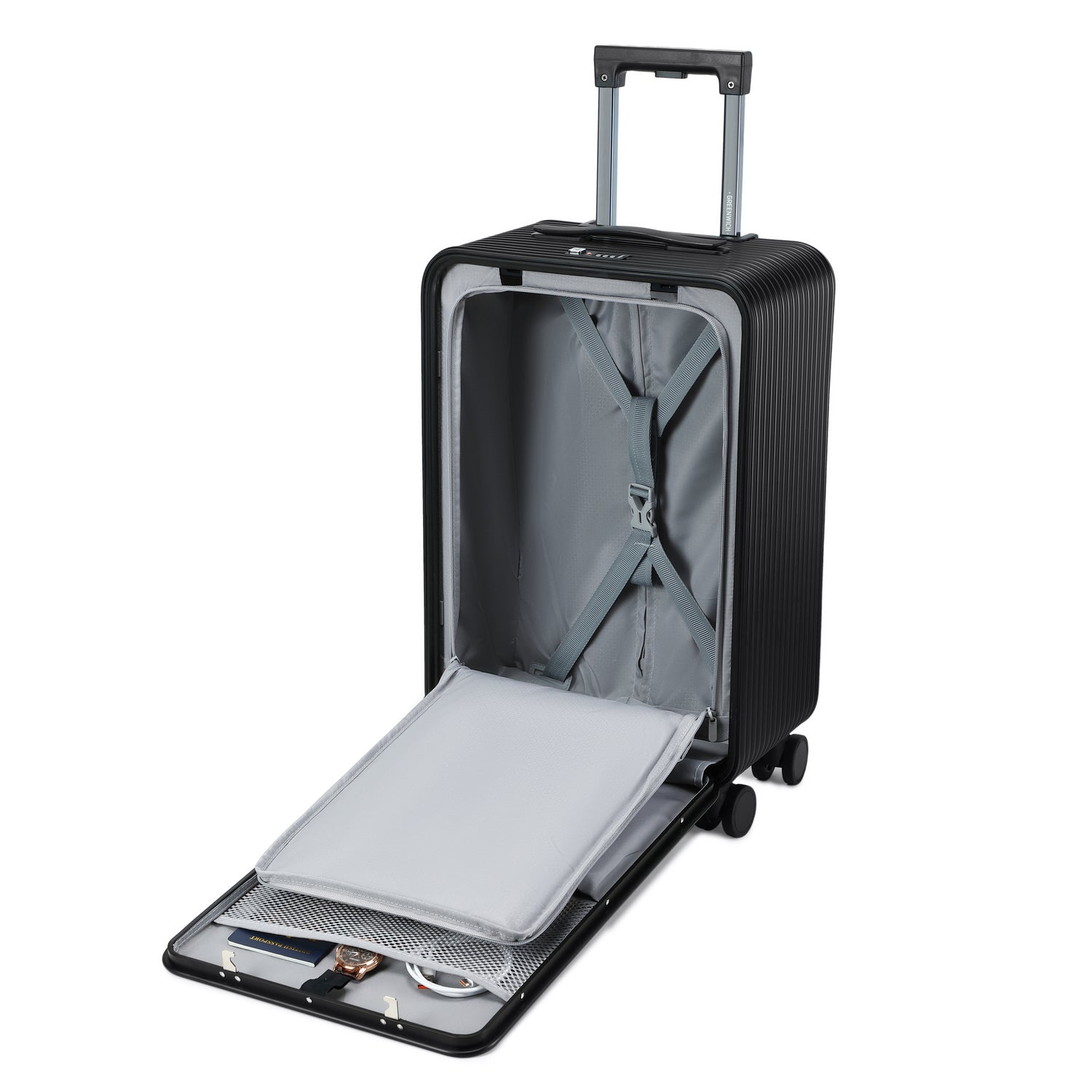 Walizka Easy Acces 100% aluminium TOKIO 57 cm