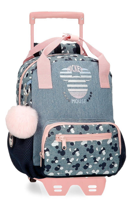 32221T1 Adapter le sac à dos. 27cm. C / voiture. MICKEY DENIM