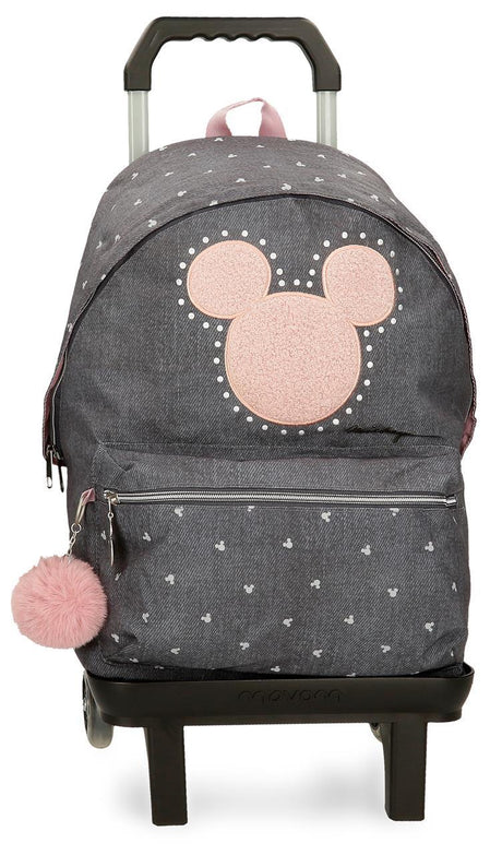 38223T1 Adapt Backpack. 44cm. C/Car. MICKEY Studs