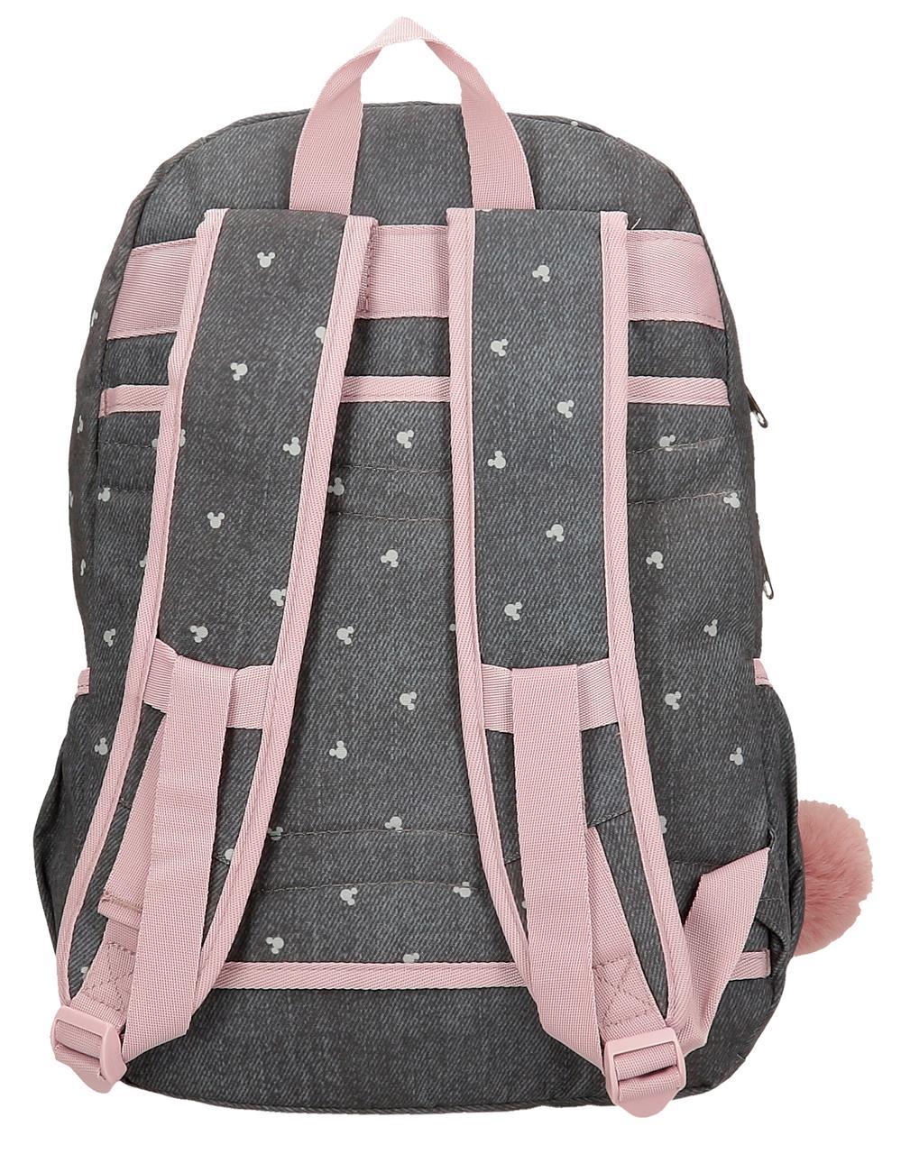 3822721 MOCHILA 44CM 2C. MICKEY STUDS