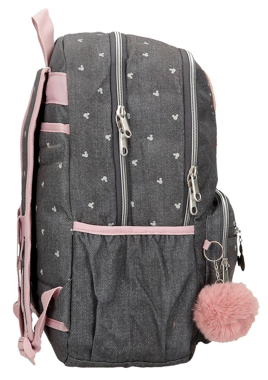 38227D1 MOCHILA ADAP. 44CM 2C. MICKEY STUDS