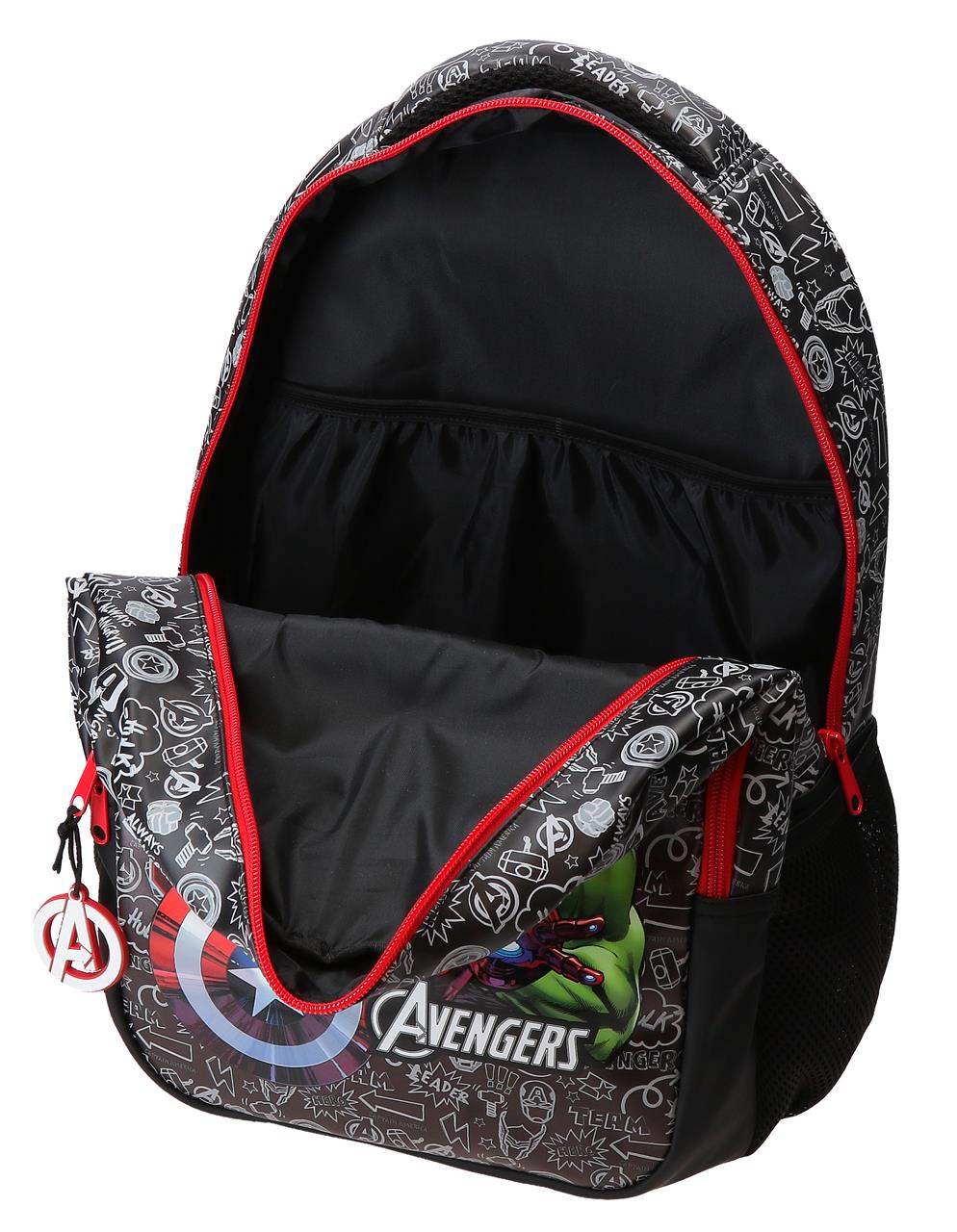 33323V1 ADAP BACKPACK. 42CM 2C. C/CARRO. TEAM AVENGERS