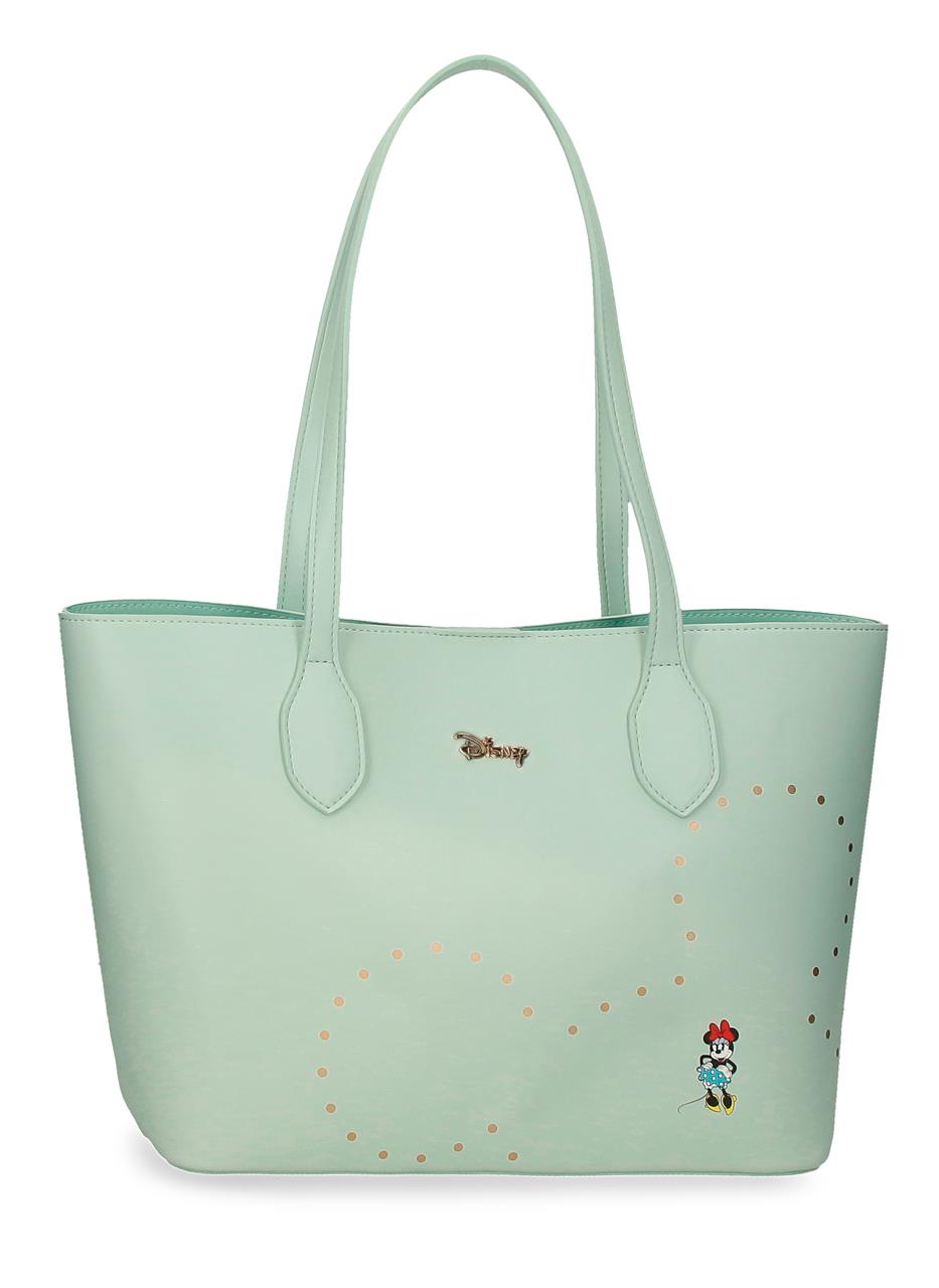 3417441 SAC TOTE LUXE MINNIE VERT TURQUOISE