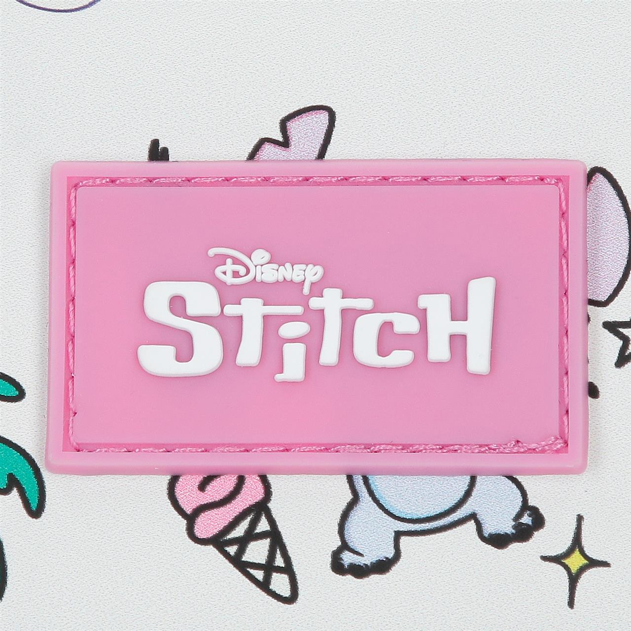 34723V1 MOCHILA ADAP. 42CM 2C. C/CARRO. STITCH LITTLE DESTRU