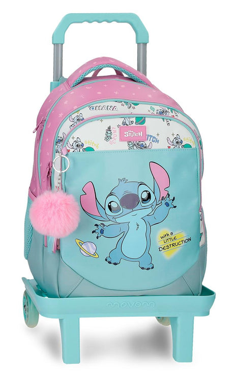 34724V1 ADAP-RUCKSACK. 42CM 3C. C/CARRO. STICH WENIG ZERSTÖRT