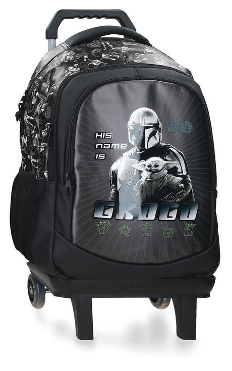 35424V1 ADAP BACKPACK. 46CM 3C. C/CARRO. HIS NAME IS GROGU