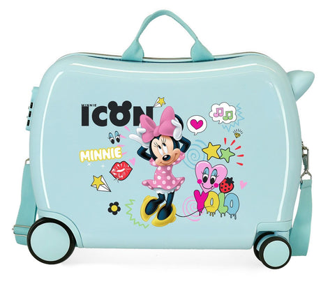 2569863 VALISE INFÉRIEUREABS 4R.(2 MULTI.) 50CM. MINNIE ICON