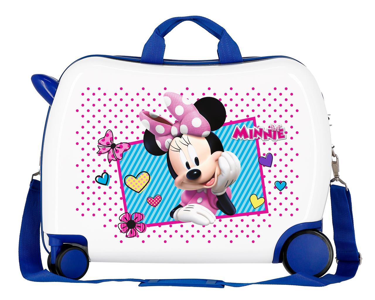 2399864 VALISE INFÉRIEUREABS 4R.(2 MULTI.) 50CM. JOY MINNIE
