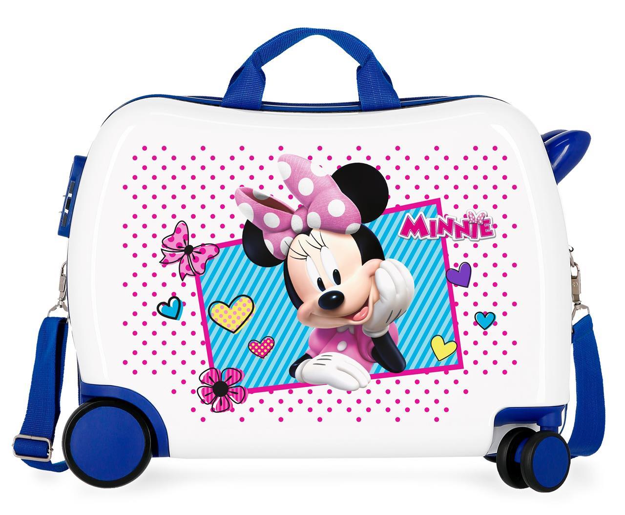 2399864 VALISE INFÉRIEUREABS 4R.(2 MULTI.) 50CM. JOY MINNIE